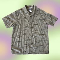 Columbia 魚柄シャツ