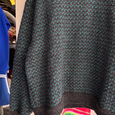 80's L.L.Bean バーズアイニットセーター