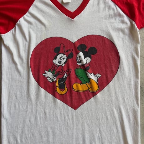 80s Club Mickey ラグラン ナイトガウン