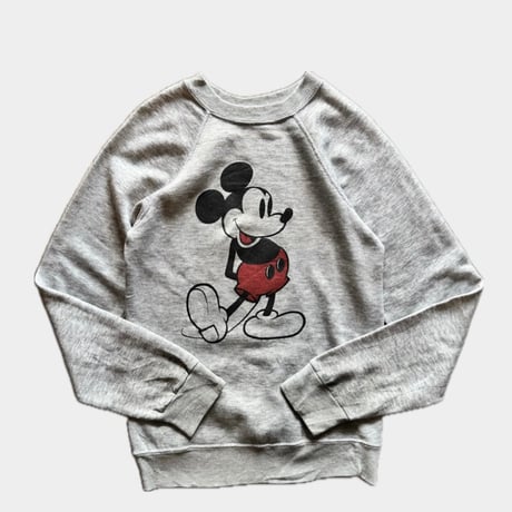 80's USA製 Mickey プリントスウェット S
