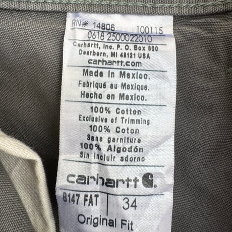 Carhartt キャンバスユーティリティワークショーツ W34