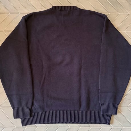 NAUTICA ワンポイントコットンニット