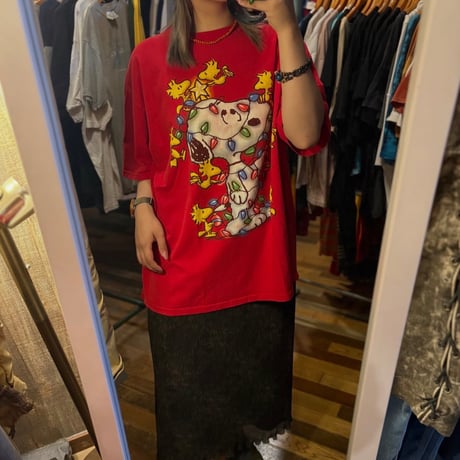 クリスマスツリー スヌーピーTシャツ