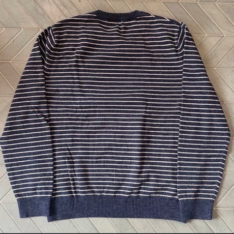 NAUTICA ボーダーコットンニット