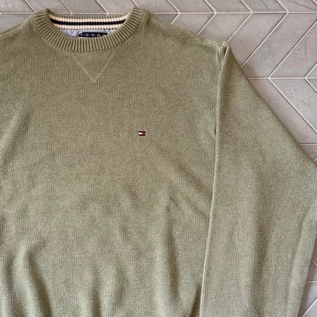 90s Tommy Hilfiger コットンニット