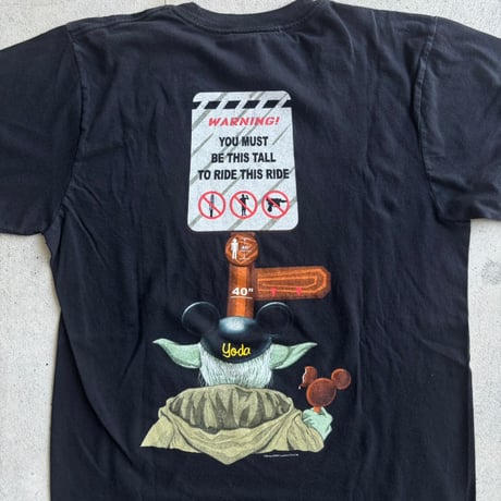 Disney ヨーダ　両面プリントTシャツ