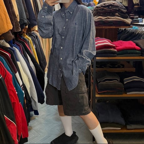 polo Ralph Lauren コットンシャンブレーシャツ