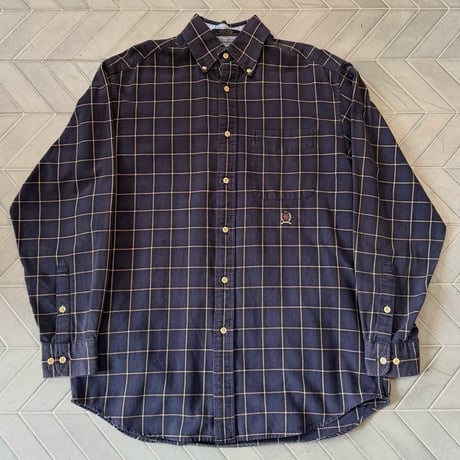 TOMMY HILFIGER ウィンドウペン柄シャツ