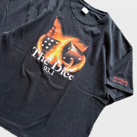 00’s “The Dice 93.1” プリントTシャツ XXL