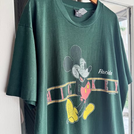 〜90's USA製 MICKEY プリントTシャツ L