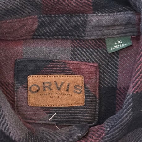 ORVIS ヘビーネルシャツ