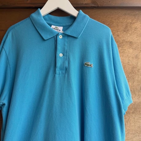 LACOSTE 水色ポロシャツ