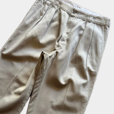 USA製 L.L.bean  2タックパンツ W34