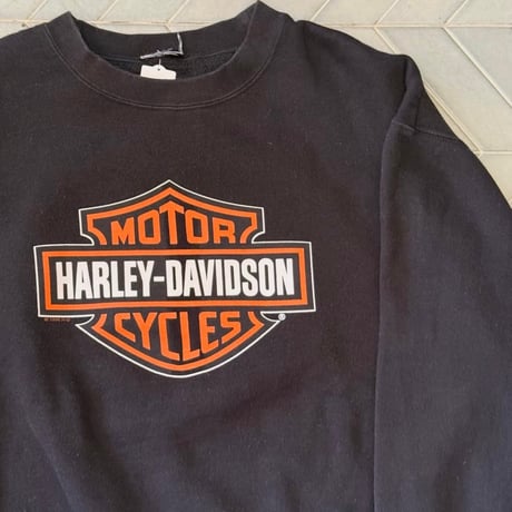90s Harley-Davidson ロゴスウェット