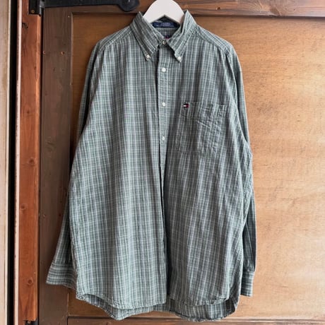 90s TOMMY HILFIGER チェックシャツ
