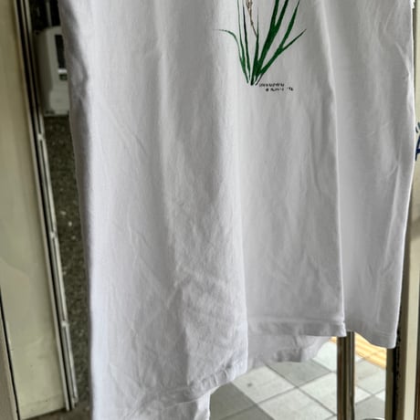 90's USA製フラワープリントTシャツ M