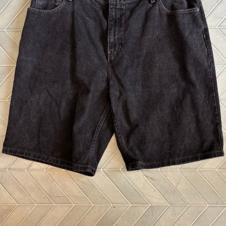 TOMMY ブラックデニムショーツ　W40