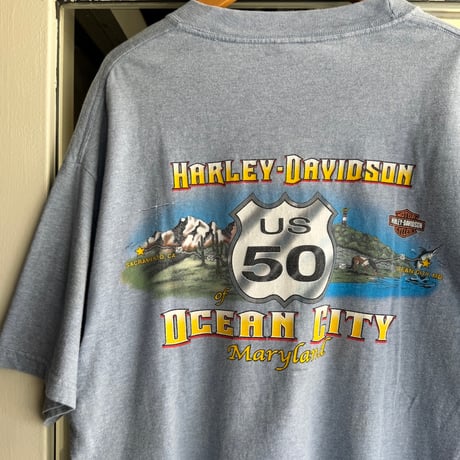 USA製 HARLEY DAVIDSON プリントTシャツ L