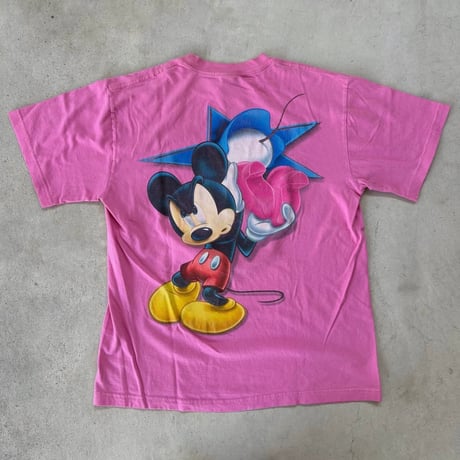 Disney ミニー＆ミッキー 両面プリントTシャツ