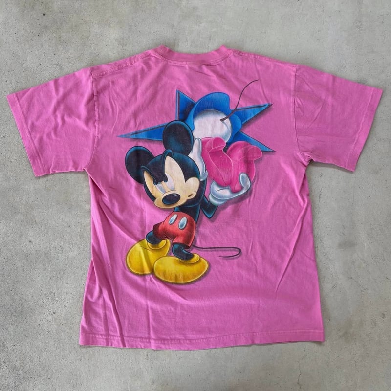 Disney ミニー＆ミッキー 両面プリントTシャツ | CUSTOM FEVER