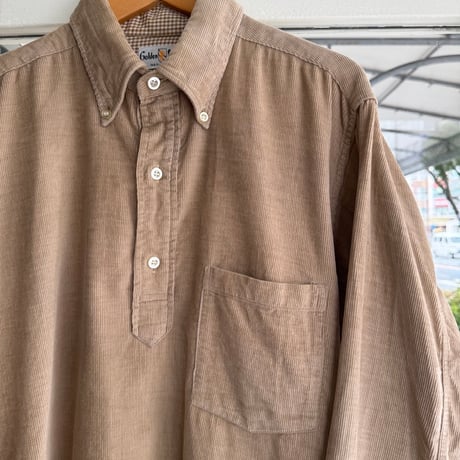 60's〜 Golden Lionコーデュロイプルオーバー マチ付きシャツ