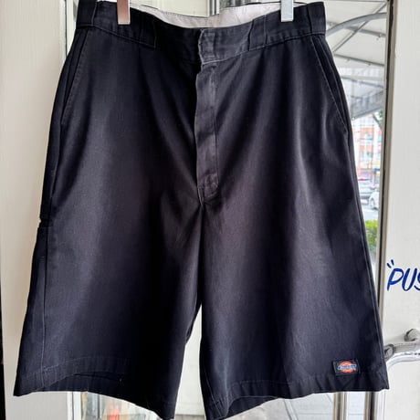 00's Dickies 42283 ワークショーツ W36 ブラック