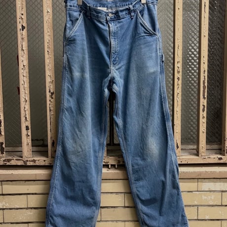 90s USA製 Carhartt 裏地付きデニムペインターパンツ(36×32)