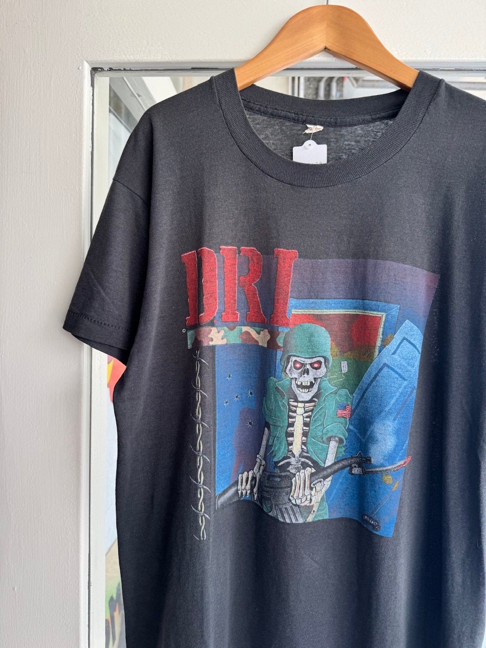 80's “D.R.I.”バンドTシャツ L | CUSTOM FEVER