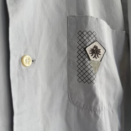 〜70's USA製 BUD BERMA オープンカラーシャツ