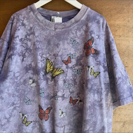バタフライ タイダイTシャツ