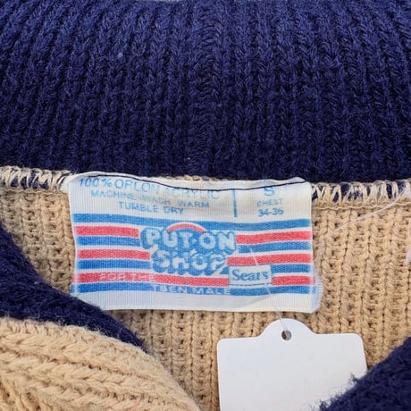 70s Sears ニットフーディー