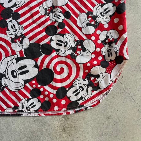 Mickey & Co. ミッキー総柄 ベースボール風チュニックワンピース