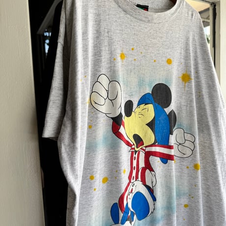 90年代USA製ミッキーロング丈Tシャツ