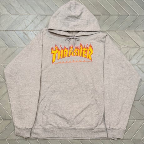 THRASHER ファイヤーロゴフーディー