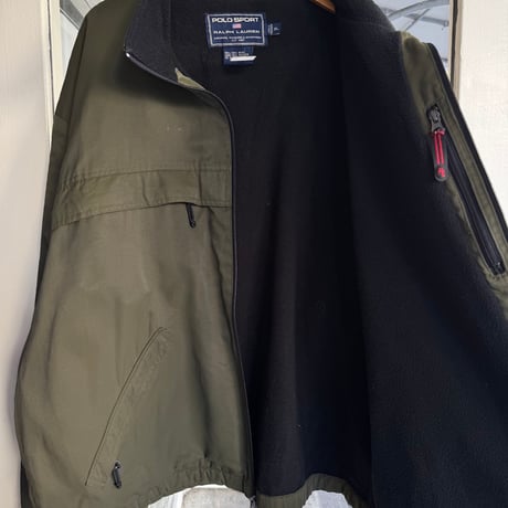 90's POLO SPORT 裏フリースジャケット