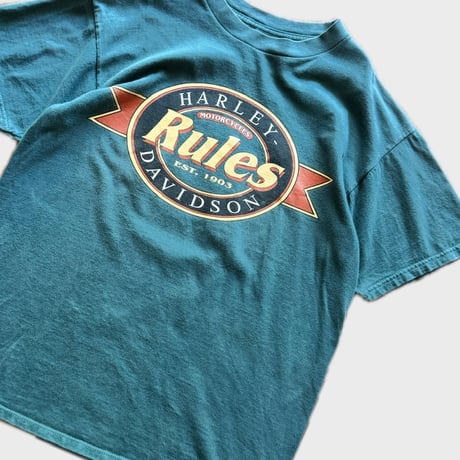USA製 HARLEY DAVIDSON プリントTシャツ  L