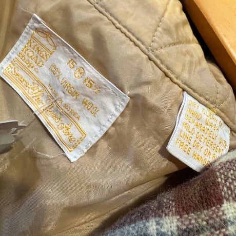 〜70's Sears ウールチェックシャツ