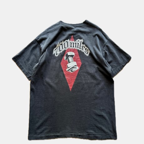 90’s “700 Miles” プリントTシャツ XL