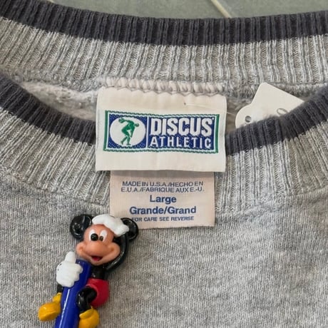 90s USA製 DISCUS ATHLETIC リブラインスウェット