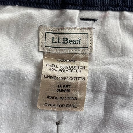L.L.Bean 裏地付きチノパン