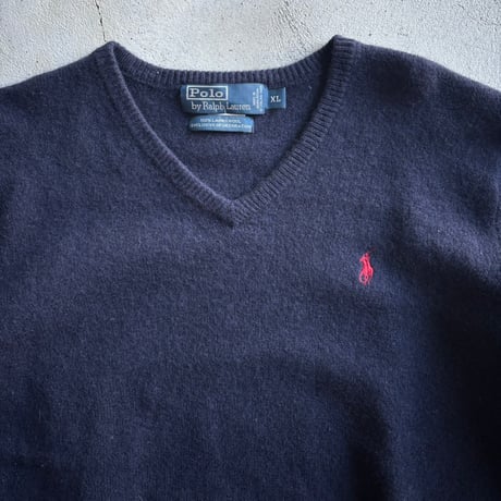 Polo Ralph Lauren ウールＶネックニット
