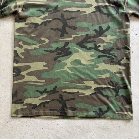 USA製　ウッドランドカモ柄　Tシャツ