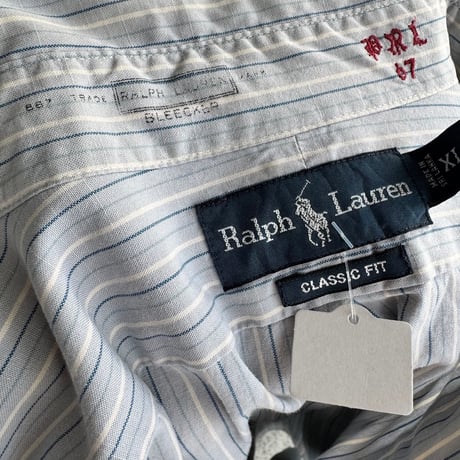 Ralph Lauren長袖ストライプシャツ