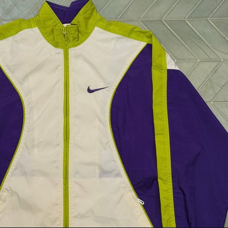 90s NIKE デザインナイロンジャケット