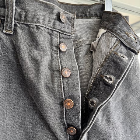USA製 90's Levi's501 W36×L30 先染めブラック
