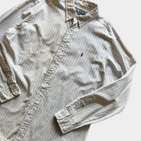 Ralph Lauren長袖ストライプシャツ