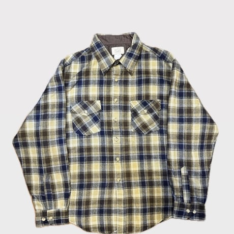80's Searsアクリルチェックシャツ XL