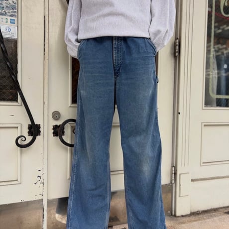 90s USA製 Carhartt 裏地付きデニムペインターパンツ(36×32)