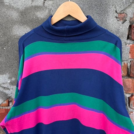 OLD GAP ボーダーハイネックロンT