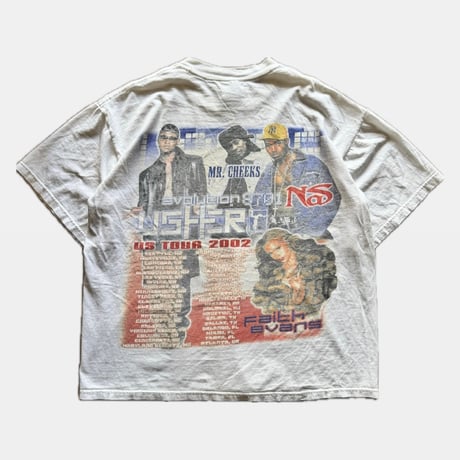 USHER “8701 / Evolution” US TOUR 2002 Tシャツ